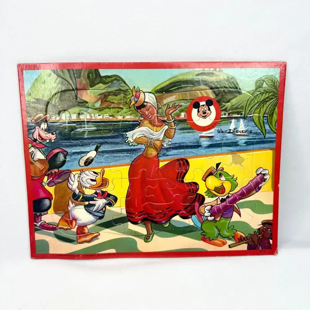 Vintage Jaymar Disney Saludos Amigos Tray Puzzle